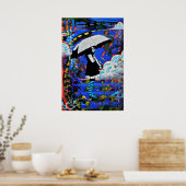 雨 ポスター (キッチン)