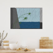 雨 ポスター (キッチン)