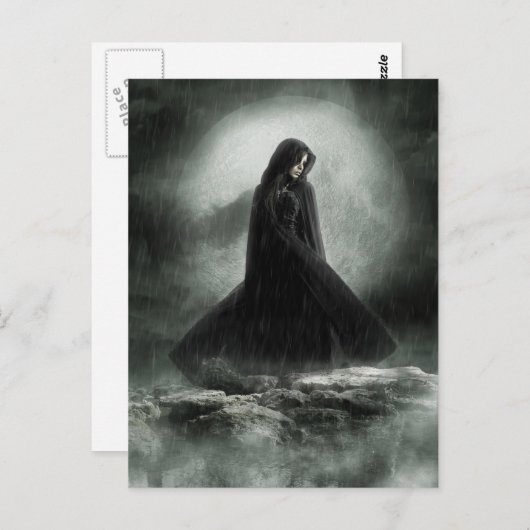 雨 ポストカード (正面/裏面)