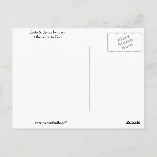 雨 ポストカード (裏面)