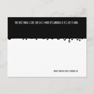 雨 ポストカード