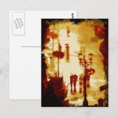 雨 ポストカード (正面/裏面)