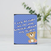 雨 ポストカード (スタンド正面)