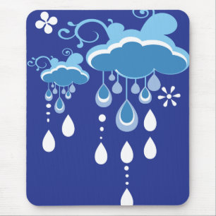 雨 マウスパッド