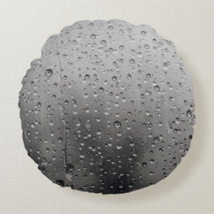 雨 ラウンドクッション