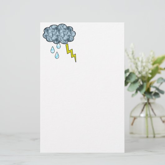 雨 便箋 (スタンド正面)