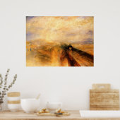 雨、蒸気、および速度 ポスター (キッチン)