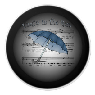 雨~音楽~のカラフルな傘の~ Singin」 セラミックノブ
