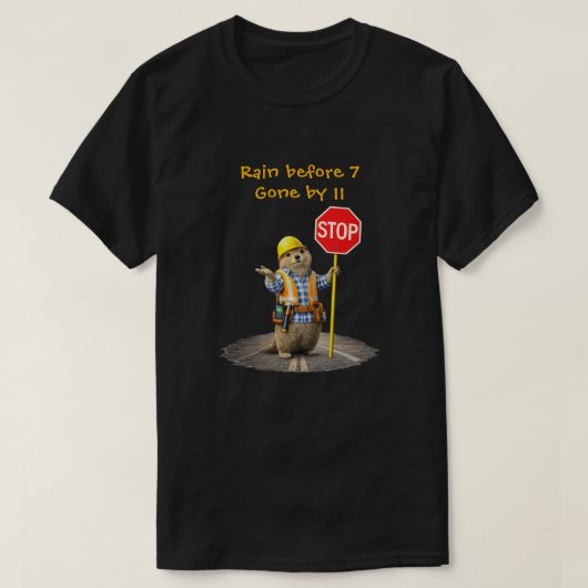 "雨" Tシャツ (デザイン正面)