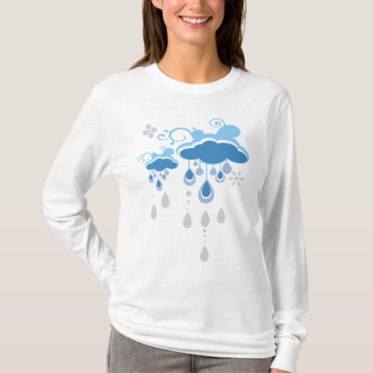 雨 Tシャツ (正面)