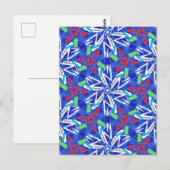 雪с片を積む ポストカード (正面/裏面)