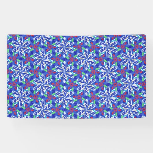 雪с片を積む 横断幕 (横)