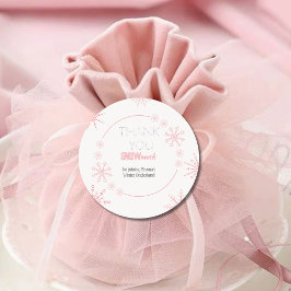 雪ありがとう ラウンドシール