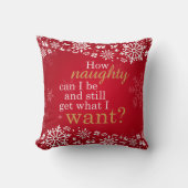 雪いけな片おもしろいクリスマス クッション (正面)