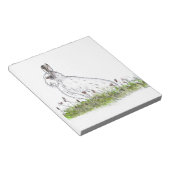 雪うさぎ ノートパッド (アングル)