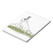 雪うさぎ ノートパッド (回転)