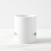 雪おもしろいスキー コーヒーマグカップ (中央)