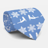 雪おもしろい片とホーズネックタイ ネクタイ (ロール)