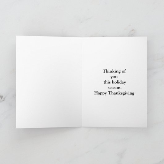 雪おもしろい鳥カードの感謝気分 シーズンカード (内部)