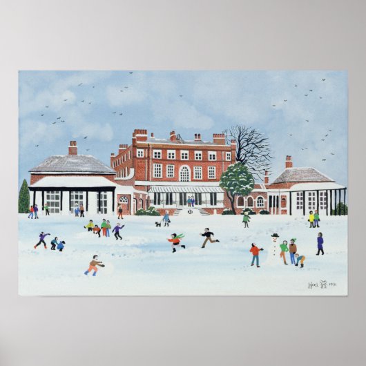 雪おもしろい1991 ポスター (正面)