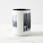 雪および木 マグカップ (中央)