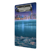 雪および氷は北極で湖Michigaで富みます ミニクリップボード (アングル2)