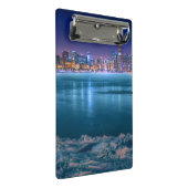 雪および氷は北極で湖Michigaで富みます ミニクリップボード (アングル)