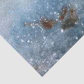 雪お洒落林クリスマスの水彩キツネ 薄葉紙 (詳細)