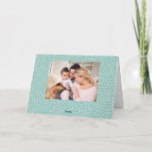 雪お洒落球2枚の写真 シーズンカード (裏面)