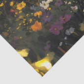 雪お洒落白フクロウ山花のデコページ 薄葉紙 (詳細)