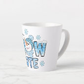 雪かわいい カフェラテマグ (右アングル)