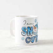 雪かわいい コーヒーマグカップ (正面左)