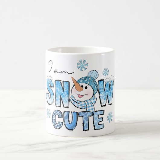 雪かわいい コーヒーマグカップ (中央)