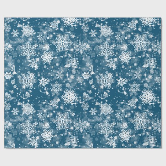 雪かわいらし片の色を選択ID846 ラッピングペーパー (フラット)