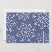 雪かわいらし片 |フォトカスタムー |日付の保存 セーブザデート (裏面)