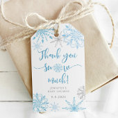 雪がたくさん降ってくれてありがとう ギフトタグ