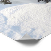 雪がゴダフスの滝を覆った ポスター (角)