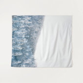 雪がトウヒの冬の森を覆った タペストリー (正面(横))