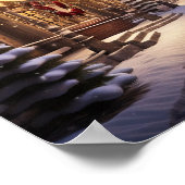 雪が多くの町を覆った ポスター (角)