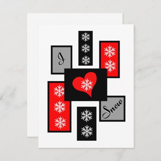 雪が大好き (正面/裏面)