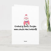 雪が大好き… シーズンカード (裏面)