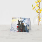 雪が嫌いです。 カード (黄色い花)