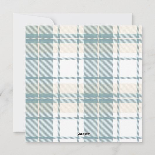 雪が家族のクリスマスカードを輝いている シーズンカード (裏面)