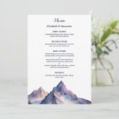 雪が山の風景を覆結婚った メニュー (スタンド正面)