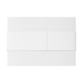 雪が山の風景を覆結婚った 招待状ベリーバンド (裏面例)