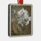 雪が州のロッキー山脈を覆統一されたう メタルオーナメント (右)