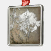 雪が州のロッキー山脈を覆統一されたう メタルオーナメント (左)