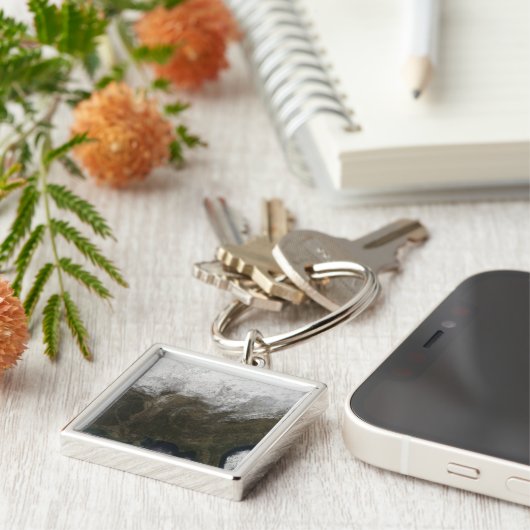 雪が州を覆統一されたう キーホルダー (側面)