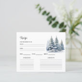 雪が恋に。パインフォレストブライダルシャワーレシピ (スタンド正面)