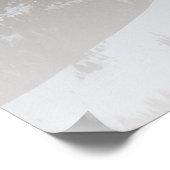 雪が昼間に山を覆った ポスター (角)